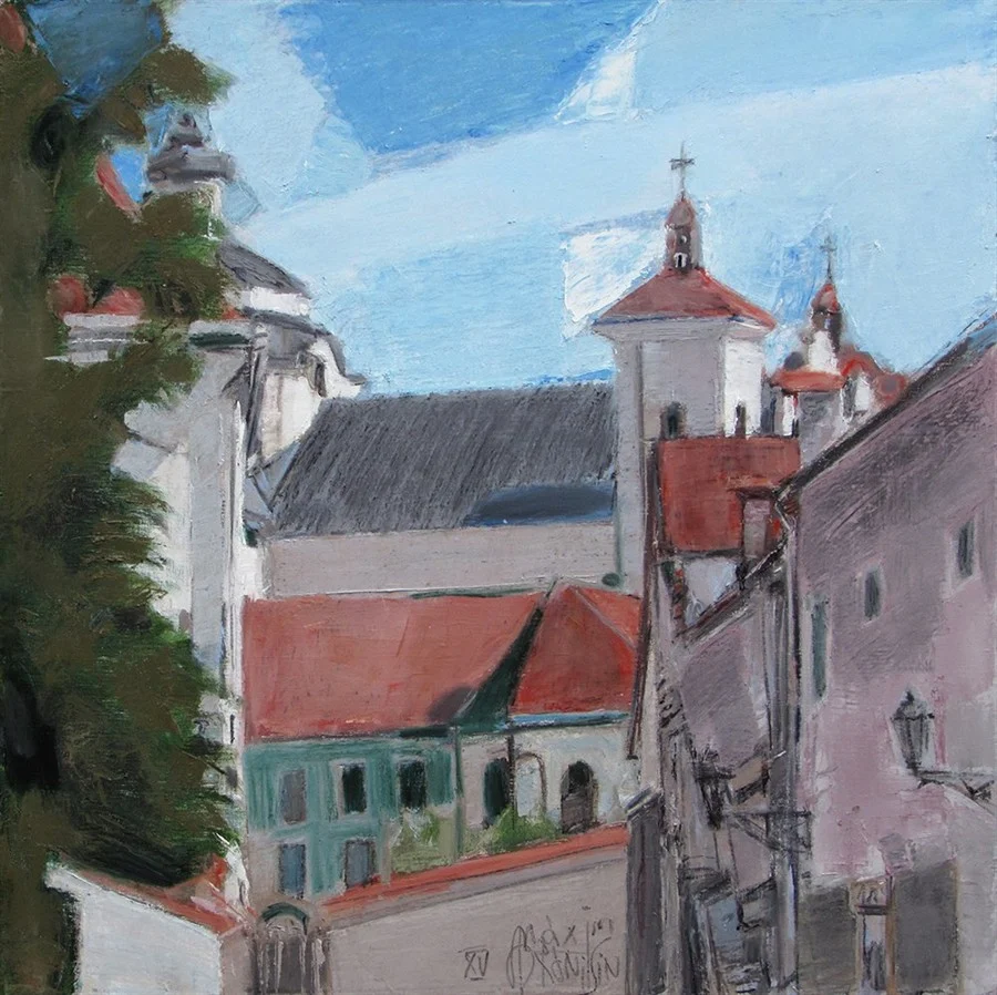 Х/м,  75х75,  2015.