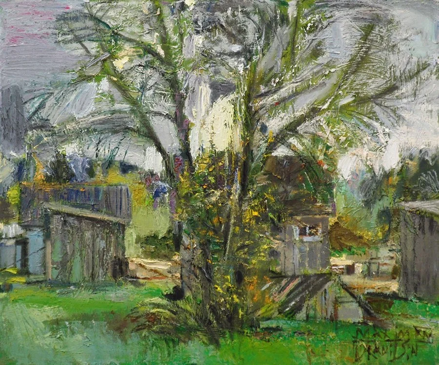 В Большой Сельге. 62х75, х/м, 2014.