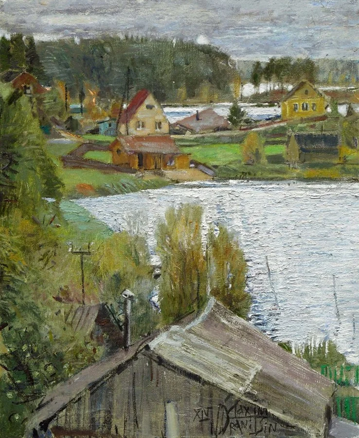 Нурмолица. Морось. 75х62, х/м, 2014.