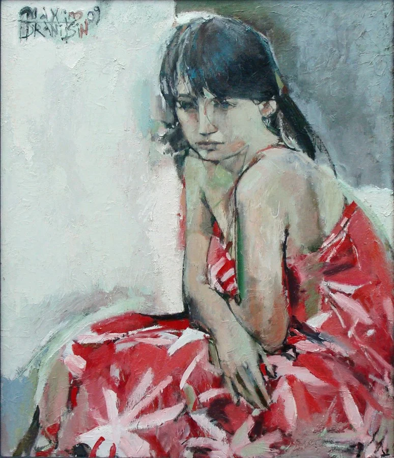 Прекрасная N.  Х/м,  90х80,  2009.